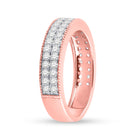 Radiant Elegance | 14kt Rose Gold Womens Round Diamond Band Ring 7/8 Cttw | Splendid Jewellery - Splendid Jewellery