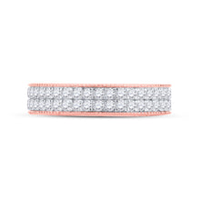 Load image into Gallery viewer, Radiant Elegance | 14kt Rose Gold Womens Round Diamond Band Ring 7/8 Cttw | Splendid Jewellery - Splendid Jewellery