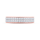 Radiant Elegance | 14kt Rose Gold Womens Round Diamond Band Ring 7/8 Cttw | Splendid Jewellery - Splendid Jewellery