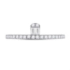 Radiant Elegance | 14kt White Gold Baguette Diamond Band Ring 1/4 Cttw | Splendid Jewellery - Splendid Jewellery