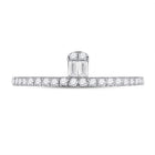 Radiant Elegance | 14kt White Gold Baguette Diamond Band Ring 1/4 Cttw | Splendid Jewellery - Splendid Jewellery