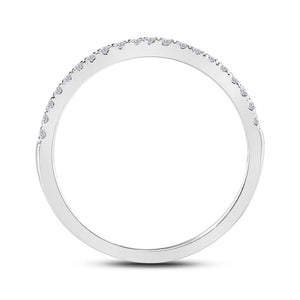 Radiant Elegance: 14kt White Gold Diamond Halo Bridal Wedding Ring Band Set - Splendid Jewellery