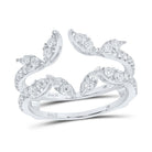 Radiant Elegance: White Gold Diamond Wedding Ring Enhancer - Splendid Jewellery