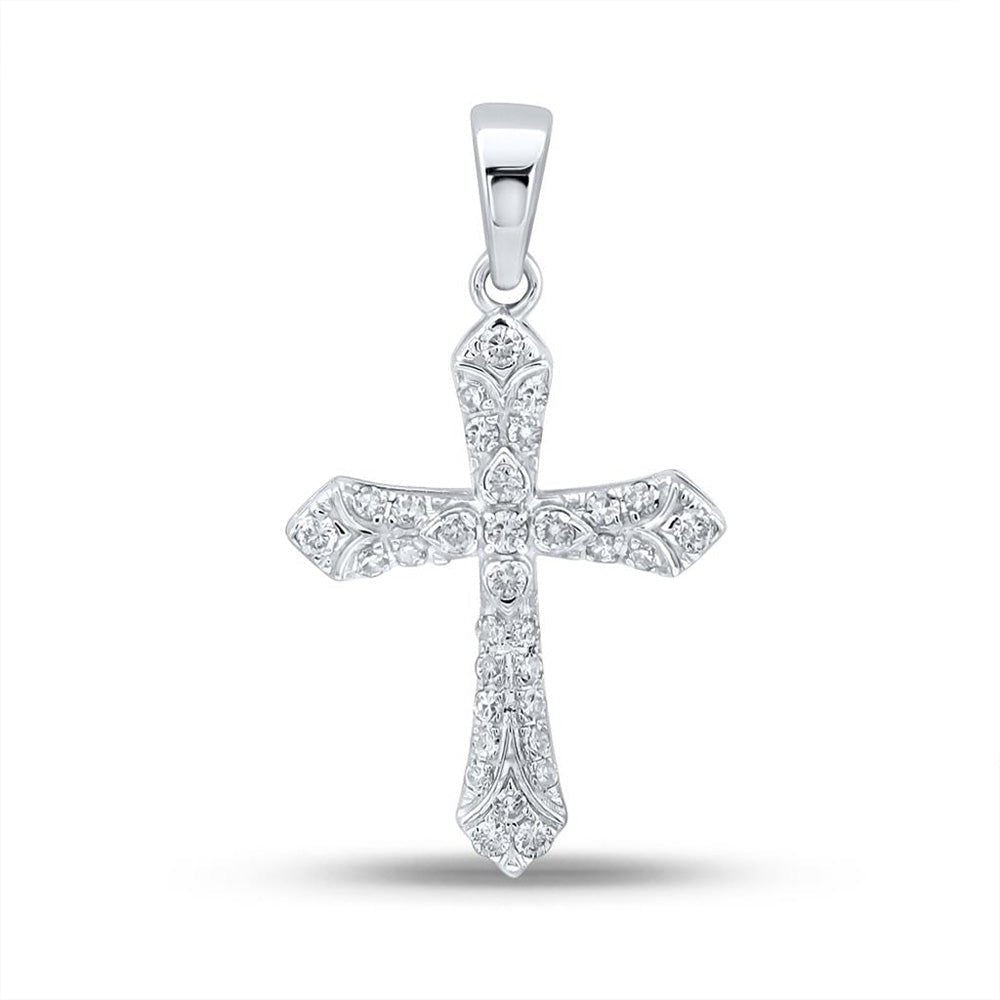 Radiant Faith Diamond Cross Pendant - Splendid Jewellery