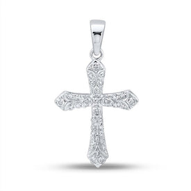 Radiant Faith Diamond Cross Pendant - Splendid Jewellery