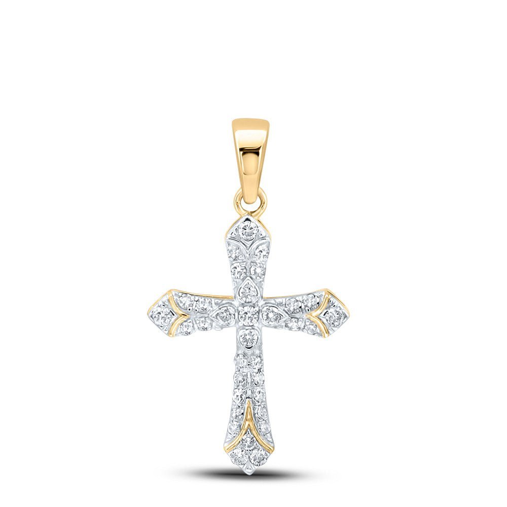 Radiant Faith Diamond Cross Pendant - Splendid Jewellery