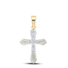 Load image into Gallery viewer, Radiant Faith Diamond Cross Pendant - Splendid Jewellery