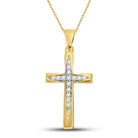 Radiant Faith Diamond Cross Pendant - Splendid Jewellery