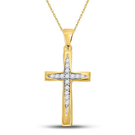 Radiant Faith Diamond Cross Pendant - Splendid Jewellery