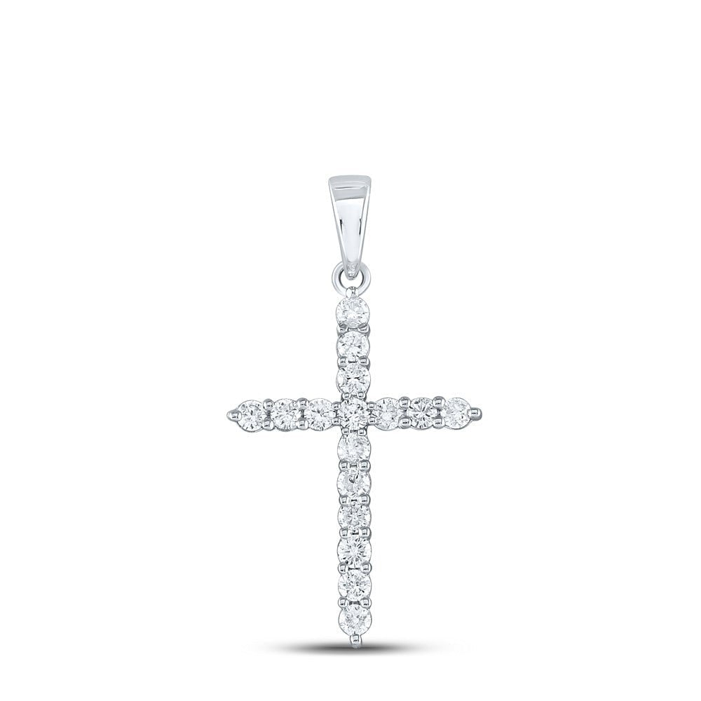 Radiant Faith Diamond Cross Pendant - Splendid Jewellery