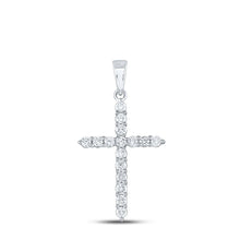 Load image into Gallery viewer, Radiant Faith Diamond Cross Pendant - Splendid Jewellery