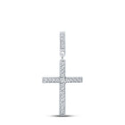 Radiant Faith Diamond Cross Pendant - Splendid Jewellery