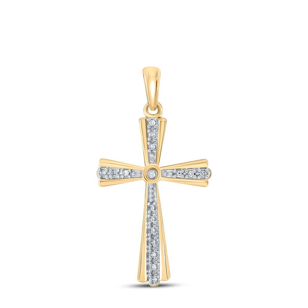 Radiant Faith Diamond Cross Pendant - Splendid Jewellery