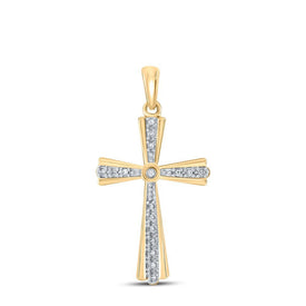 Radiant Faith Diamond Cross Pendant - Splendid Jewellery