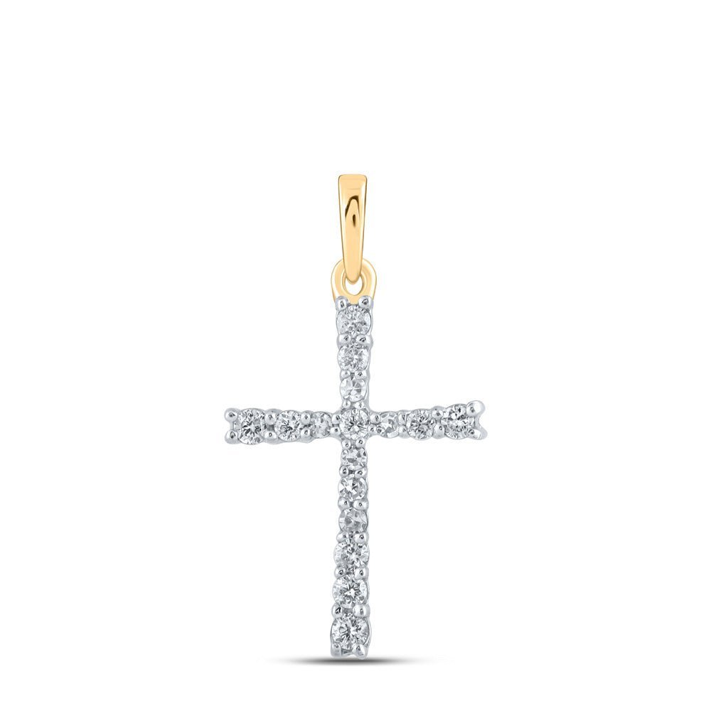 Radiant Faith Diamond Cross Pendant - Splendid Jewellery