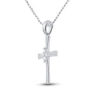 Radiant Faith Diamond Cross Pendant - Splendid Jewellery