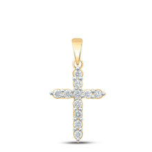 Load image into Gallery viewer, Radiant Faith Diamond Cross Pendant - Splendid Jewellery