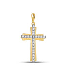 Radiant Faith Diamond Cross Pendant - Splendid Jewellery