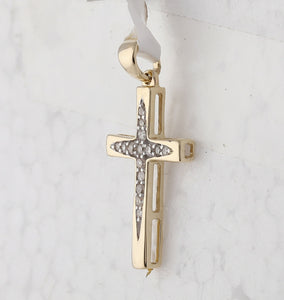 Radiant Faith Diamond Cross Pendant - Splendid Jewellery