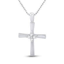 Load image into Gallery viewer, Radiant Faith Diamond Cross Pendant - Splendid Jewellery