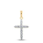 Radiant Faith Diamond Cross Pendant - Splendid Jewellery