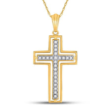 Load image into Gallery viewer, Radiant Faith Diamond Cross Pendant - Splendid Jewellery