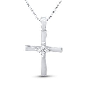 Radiant Faith Diamond Cross Pendant - Splendid Jewellery