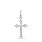 Radiant Faith Diamond Cross Pendant - Splendid Jewellery