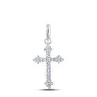 Radiant Faith Diamond Cross Pendant - Splendid Jewellery
