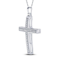 Load image into Gallery viewer, Radiant Faith Diamond Cross Pendant - Splendid Jewellery