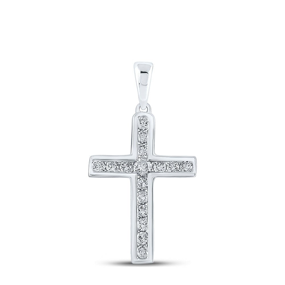 Radiant Faith Diamond Cross Pendant - Splendid Jewellery