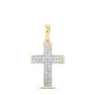 Radiant Faith Diamond Cross Pendant - Splendid Jewellery