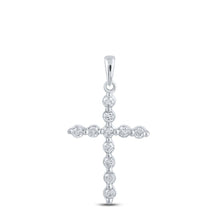 Load image into Gallery viewer, Radiant Faith Diamond Cross Pendant - Splendid Jewellery