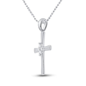 Radiant Faith Diamond Cross Pendant - Splendid Jewellery