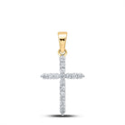 Radiant Faith Diamond Cross Pendant - Splendid Jewellery