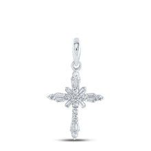 Load image into Gallery viewer, Radiant Faith Diamond Cross Pendant - Splendid Jewellery