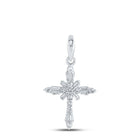 Radiant Faith Diamond Cross Pendant - Splendid Jewellery