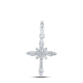 Radiant Faith Diamond Cross Pendant - Splendid Jewellery