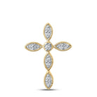 Radiant Faith Diamond Cross Pendant - Splendid Jewellery