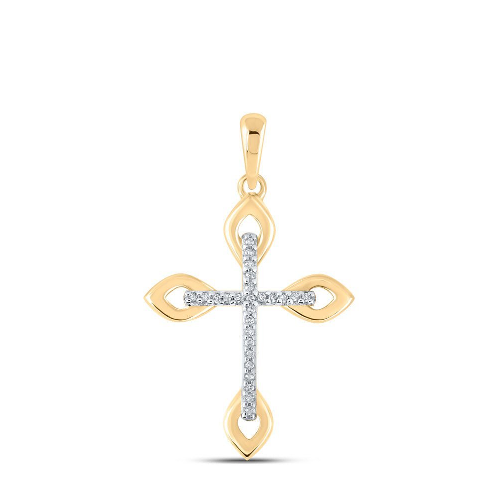 Radiant Faith Diamond Cross Pendant - Splendid Jewellery