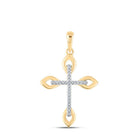 Radiant Faith Diamond Cross Pendant - Splendid Jewellery