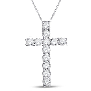 Radiant Faith Diamond Cross Pendant - Splendid Jewellery