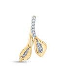 Radiant Glow 10kt Yellow Gold Diamond Pendant - Splendid Jewellery