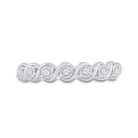 Radiant Glow Diamond Band | 10kt White Gold Womens Round Diamond Band Ring 1/6 Cttw - Splendid Jewellery