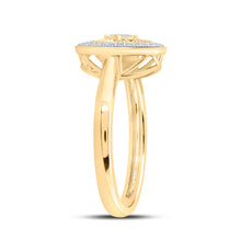 Load image into Gallery viewer, Radiant Glow Diamond Circle Ring product Side View from Splendid Jewellery