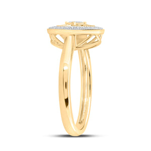 Radiant Glow Diamond Circle Ring - Splendid Jewellery