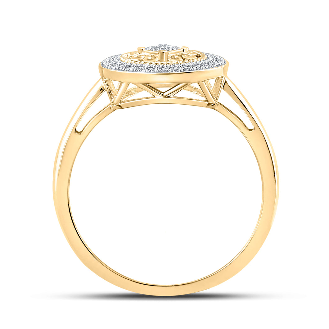 Radiant Glow Diamond Circle Ring - Splendid Jewellery