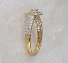Radiant Glow Diamond Cluster Ring - Splendid Jewellery