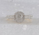 Radiant Glow Diamond Cluster Ring - Splendid Jewellery