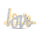Radiant Glow Diamond Love Fashion Ring product Top View from Splendid Jewellery